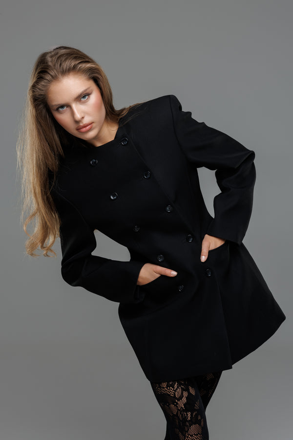 EZARI WOOL BLAZER DRESS
