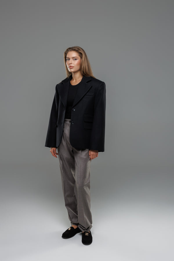 ZASA WOOL & CASHMERE PANTS