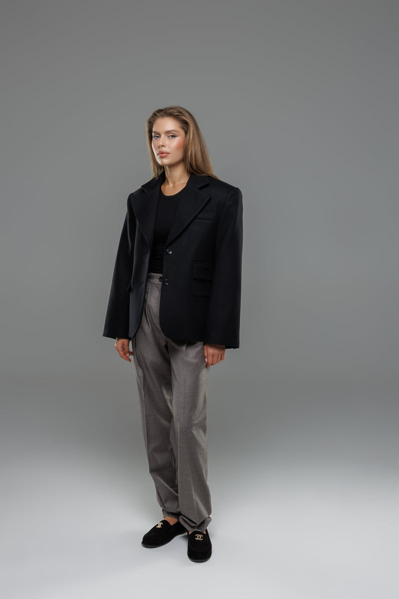ZASA WOOL & CASHMERE PANTS