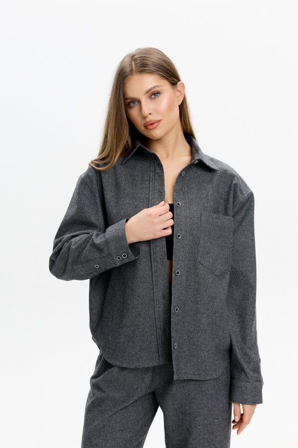 AWAIZ COTTON OVERSIZED SHIRT