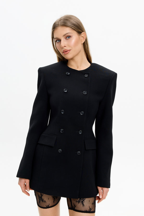 EZARI WOOL BLAZER DRESS