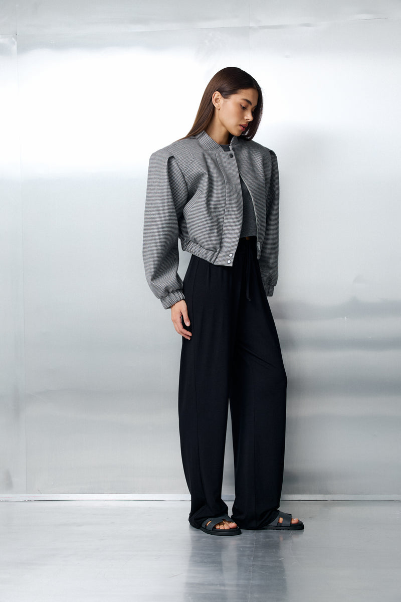 ANAIS CROPPED BOMBER JACKET