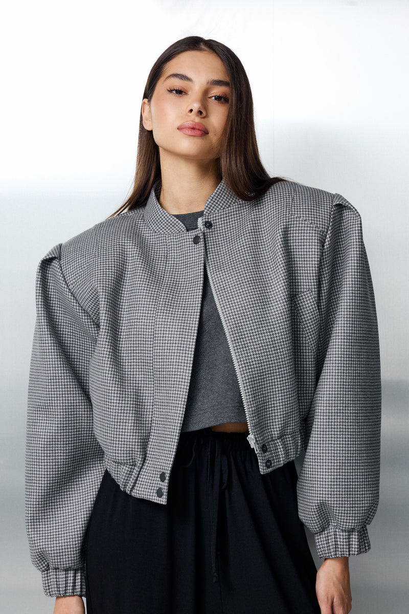 ANAIS CROPPED BOMBER JACKET