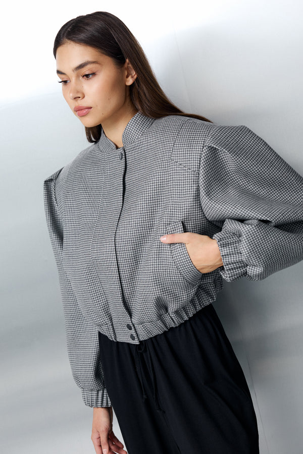 ANAIS CROPPED BOMBER JACKET