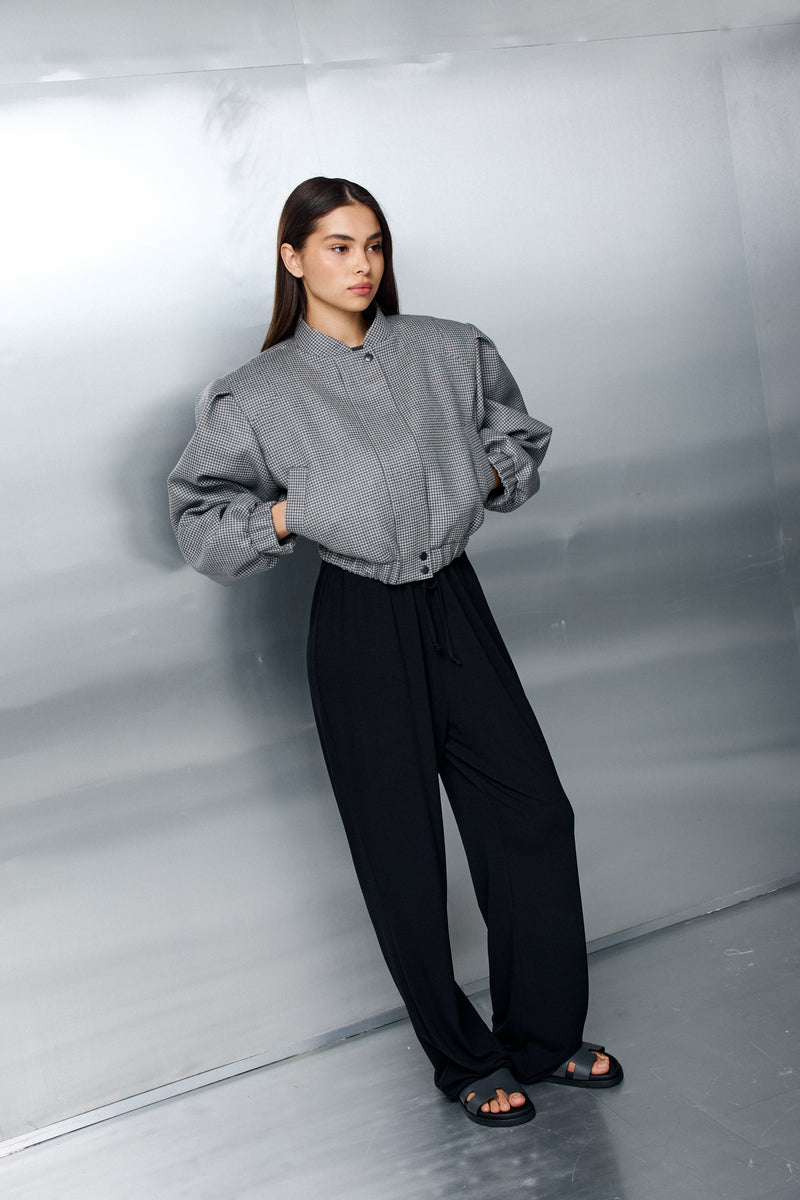 ANAIS CROPPED BOMBER JACKET