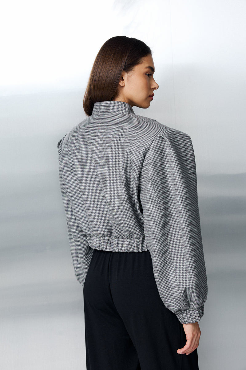 ANAIS CROPPED BOMBER JACKET